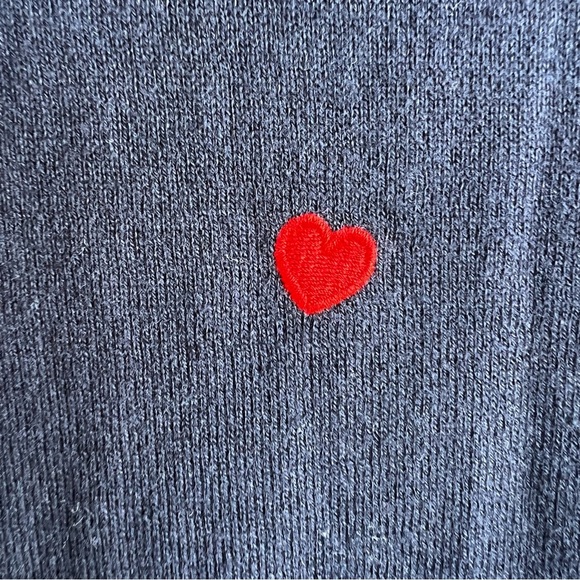 Banana Republic Factory Heart Crewneck Sweater, Size M - Picture 4 of 6